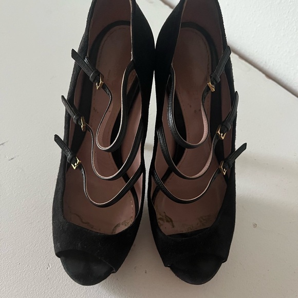 Gucci Platform Suede Pumps 37 - Picture 3 of 5